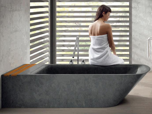 freistehende badewanne stein design Bathco