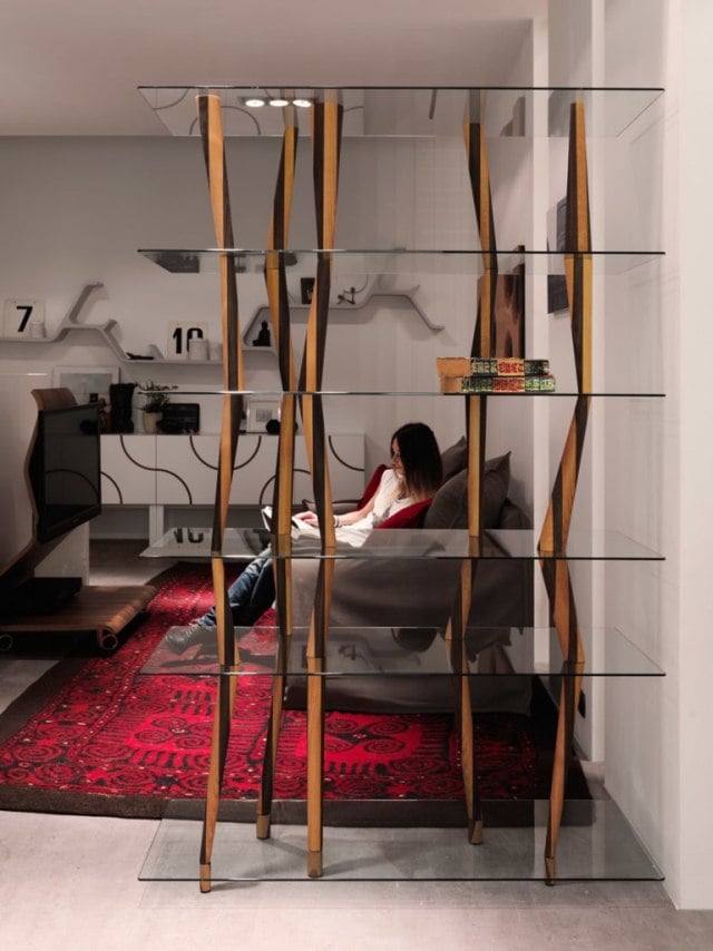 horm italienische-möbel regalsystem sendai crystal wohnzimmer