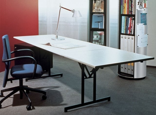 klapptische ideen weiß-Ludwig Roner-home office-möbel modern