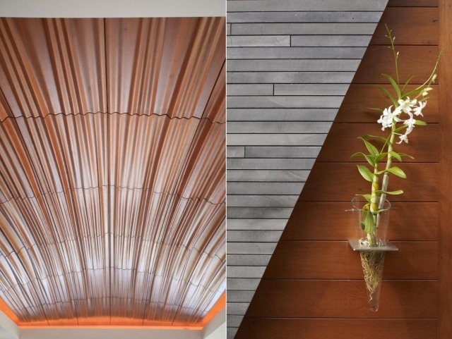 kona-residenz aus hawaii holz dekorative-elemente im interieur