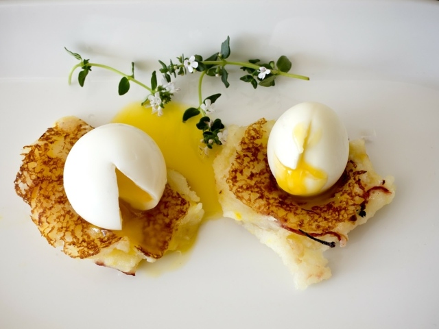 Rezepte Ente Eier Safran Pfannkuchen zubereiten