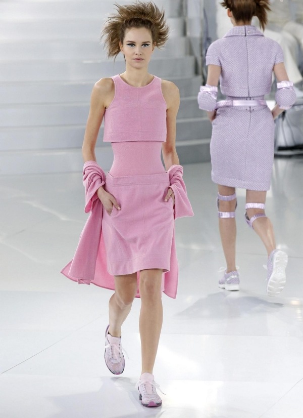 mode tendenzen pink farben-aktuelle trends 2014-frisur 