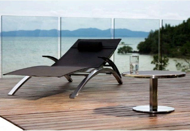 moderne Lounge Möbel Balkon Kleingarten Terrasse Ideen