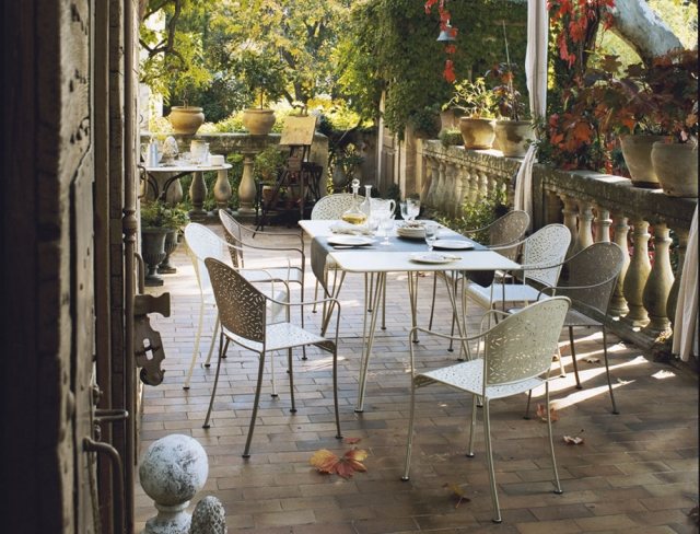 moderne Terrasse möbel-Stühle  fermob RENDEZ VOUS-Pascal-Mourgue