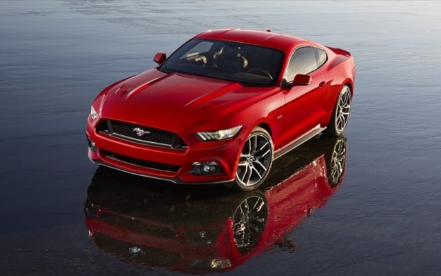 Auto Ford Mustang-Jahr Herstellung 2015 vorne