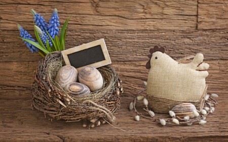 rustikale Dekorationsideen zu Ostern