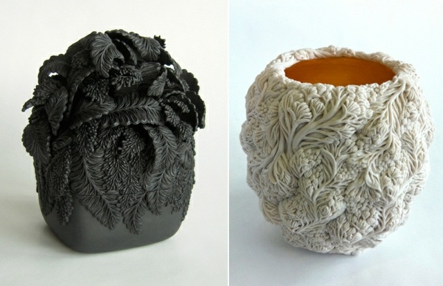 minimalistische Übertöpfe hochwertig Keramik Wohnaccessoires Ideen