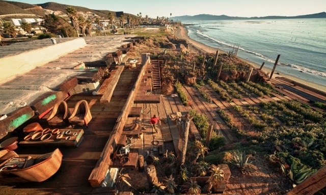 modernes strandhaus holz alejandro dacosta recyclingmaterialien landschaft