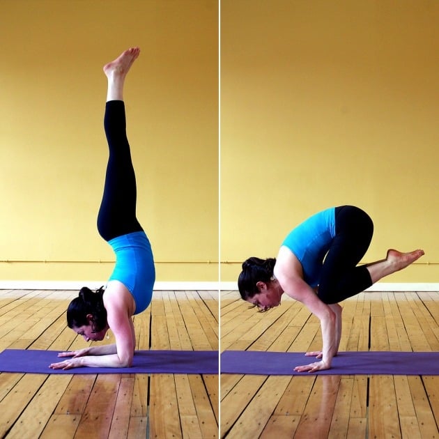 yoga positionen viele frau kleidung körper luft