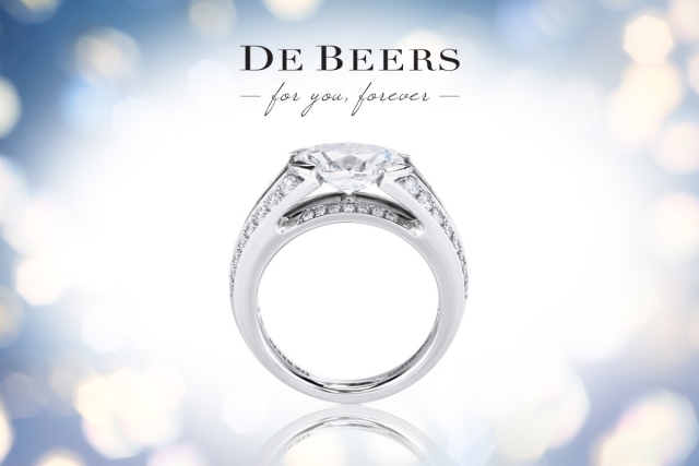 Annabel ring silber diamant deBeers