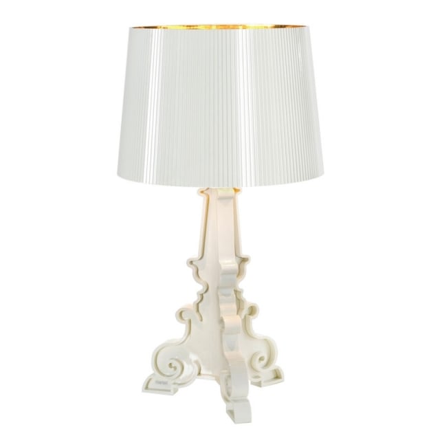 Designer Tischleuchte mit Ständer-interpretiert in weiß bourgie-lamp