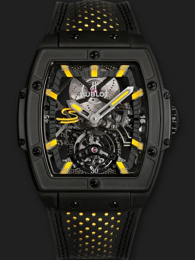 Die neue Serie-Senna Kollektion-Hublot armbanduhr titan gold 18k