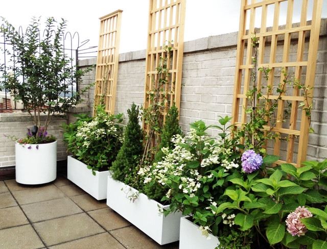 Garten Terrasse-sicht-und sonnenschutz dekorative Rankhilfe-Pflanzgefäße