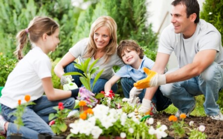 Gärtnern Familie Kinder Gartenarbeit erklären Familienspaß