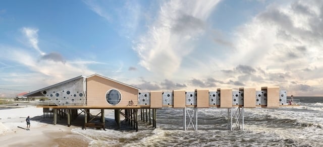Haus auf stelzen-Futuristisch dionisio gonzalez-architektur utopie