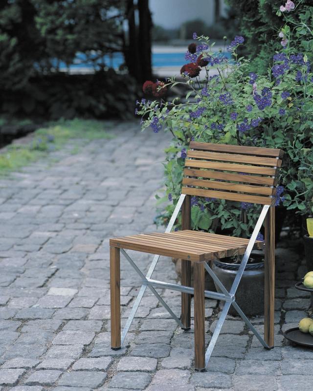 Gartenstuhl-Erstklassige qualität-Gartenstühle holz metall gestell