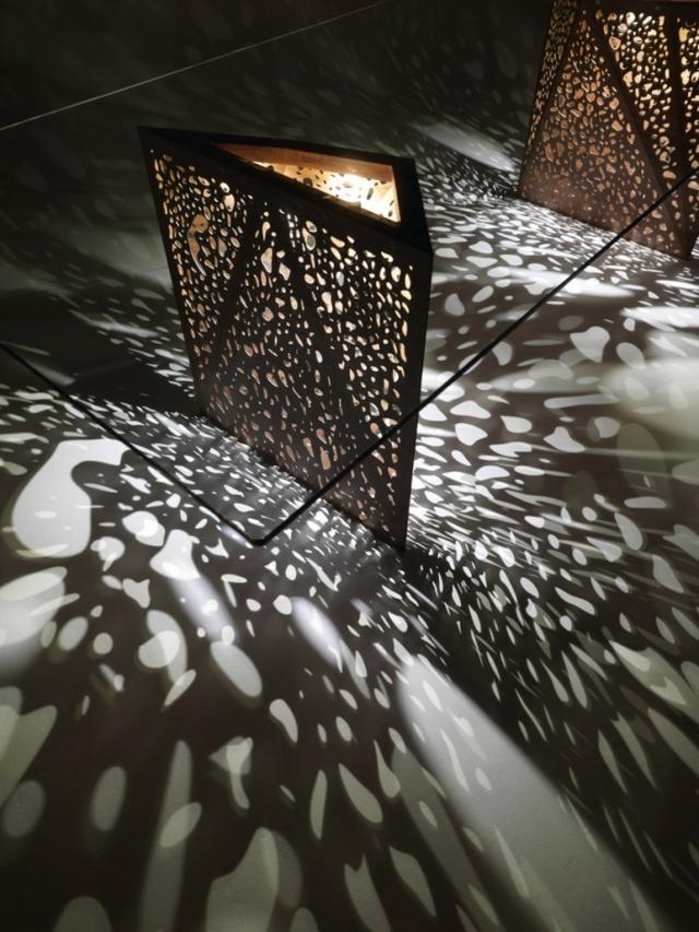 modernes Design Licht Schatten Spiel kreieren minimalistische Designer Möbel