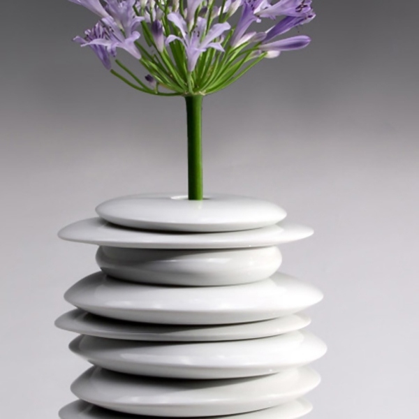 Hula Hoop Vase  aufeinander stapelbare-steine