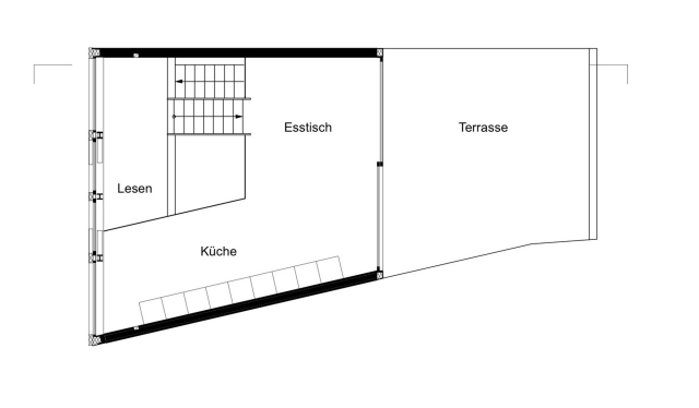 oberste etage küche esstisch lesen terrasse esszimmer