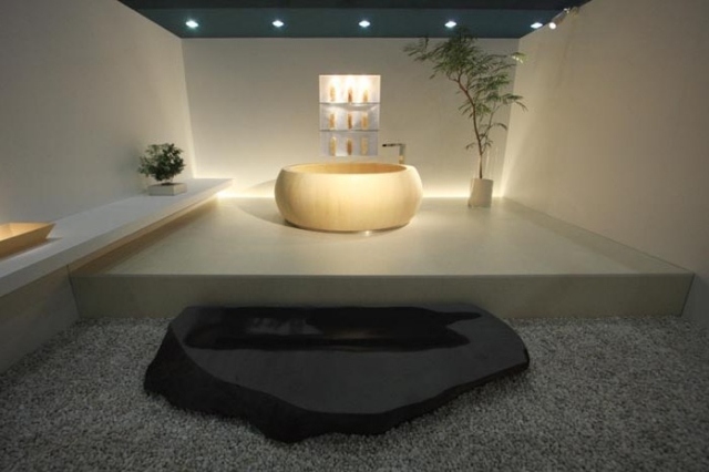 Japanische Holz badewanne-Waschbecken aus Zypresseholz handgefertigt