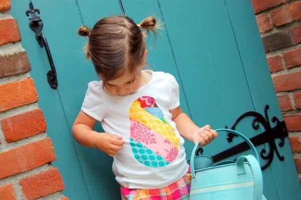 Kinder geschenkidee ostern T-shirt-mit ei muster Ostergeschenke-selbstgemacht