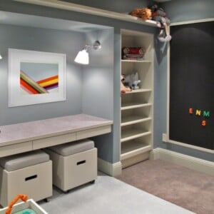 Kinderzimmer einrichtungsideen ergonomische Möbel-Stauraum Schrebtisch Beleuchtung