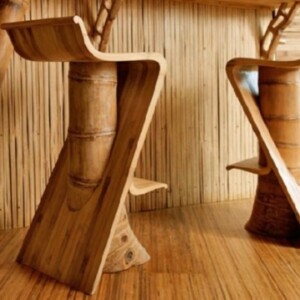 Designer Barstühle-bambusholz nachhaltig