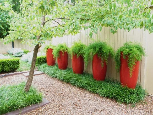 Pflanzkübel und Gartengefäße Kunststoff Gartenideen
