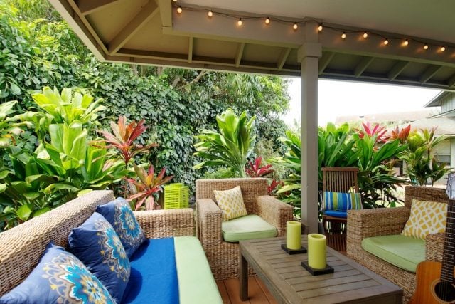 Rattanmöbel für Garten und Terrasse frisch tropisch