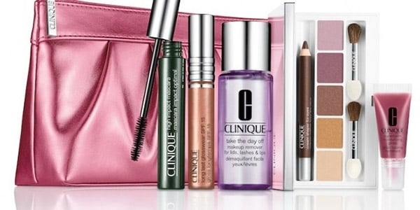 Schminke Clinique-Compacte Lidschatten palette Farben-Eyeliner luxus Mascara-High-Impact-Lipgloss 