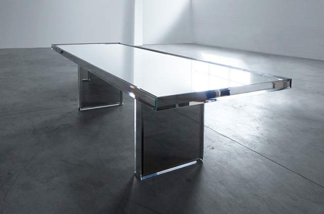 Spiegelglas Tisch prism-Oberfläche lichtreflexe tokujin-yoshioka
