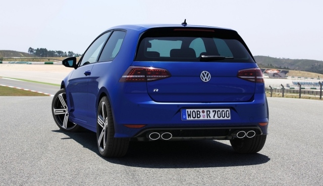 Volkswagen Golf R  2014 rückansicht beschleunigung