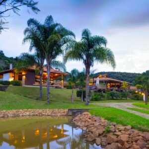 Wohnhaus exotische Umgebung-Wasserteich Casa-Fazenda-holzpavillon