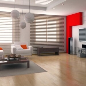 Wohnung design modern Sonnen schutz klassisch lamellen-kunststoff