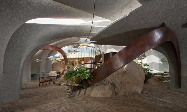 Wüstenhaus Innenarchitektur-einbau Möbel-extravagant Formen
