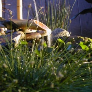 Garten-Brunnen aus Stein