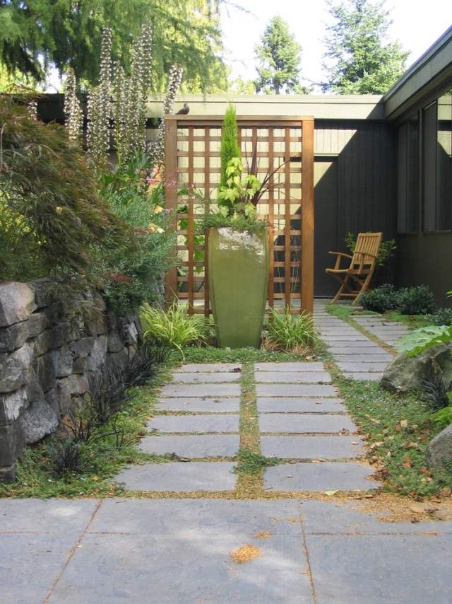 dekorative rankhilfe-Schutz Terrasse mit Pflanzen beleben