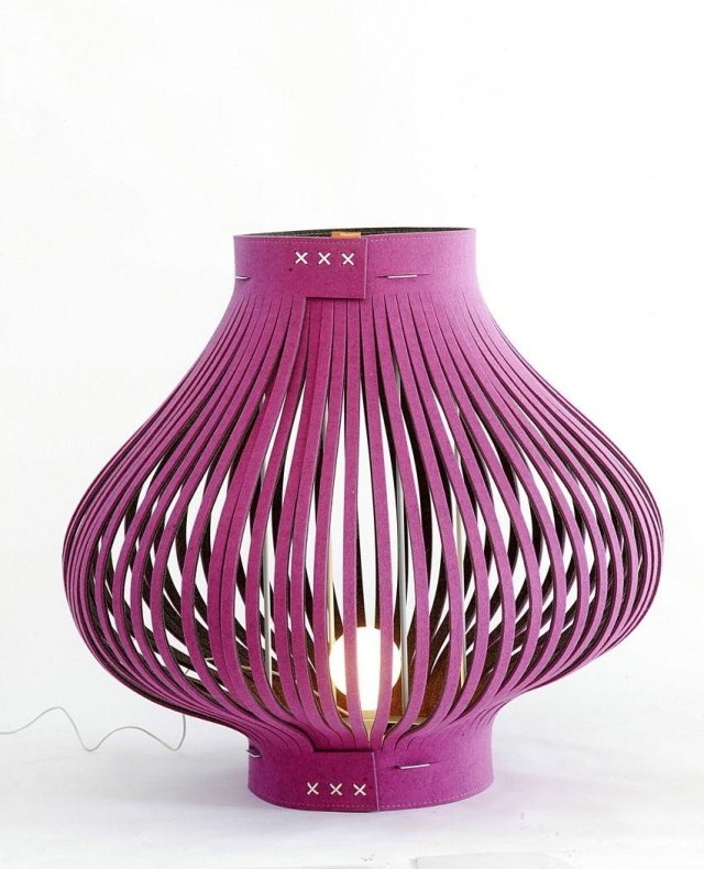 designer lampe filz radiant orchid BUZZILIGHT Sas Adriaenssens