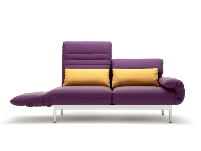 designer sofa umwandelbar rückenlehnen PLURA Rolf Benz