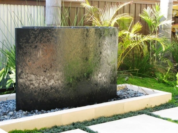designer wasserspiele-Wasserwand einsatz im Garten zuhause