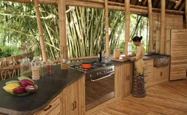 einrichtung mit bambusholz-Küche schrank Verkleidung möbel