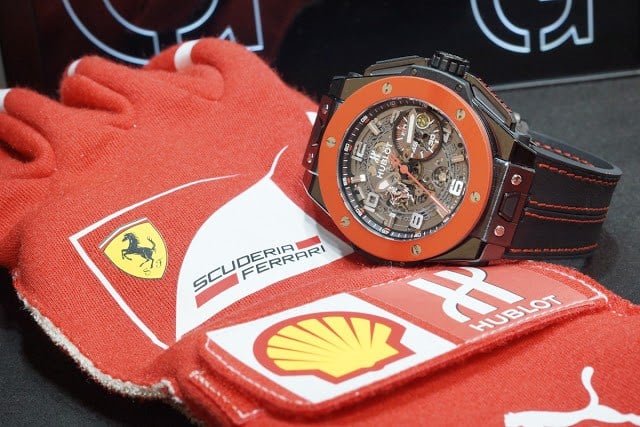 Ferrari-Uhr von Hublot zifferblatt limited edition