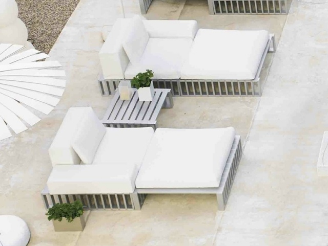 Design Gartenliegen moderne terrasse weiß DOCKS GANDIA BLASCO