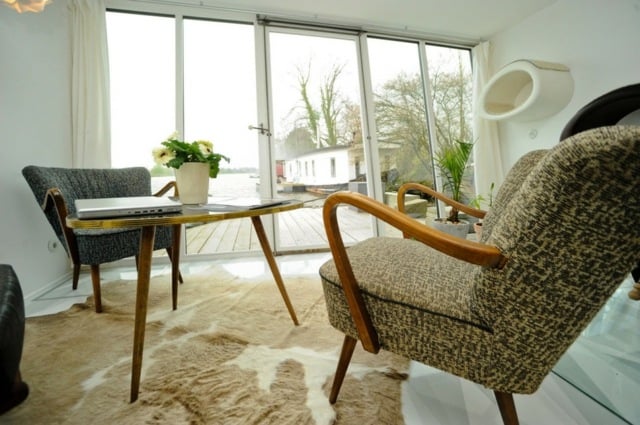  Hausboot Stühle Teppich hochqualitative Materialien