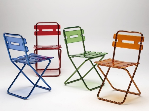 kunststoff klappstühle-design transparenz ohne armlehnen farb acryl