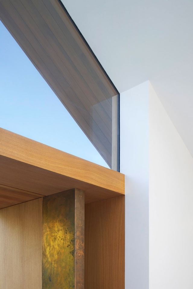 landhaus design außen material glas holz kombination