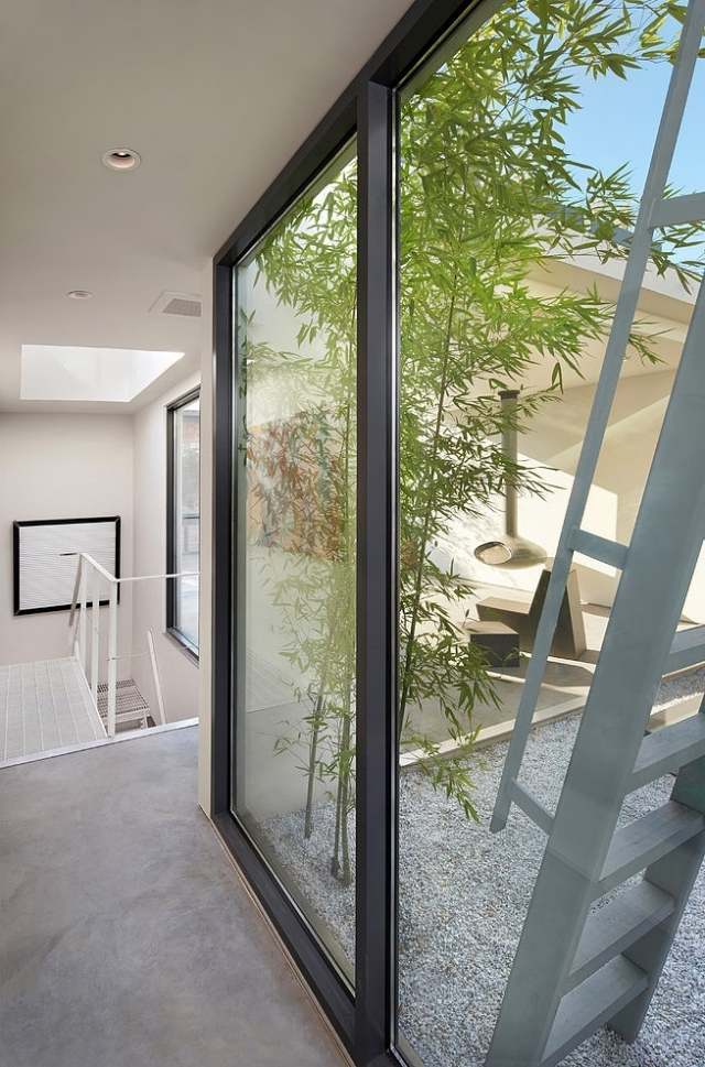 lichtdurchflutete Wohnung-soho penthouse-Dachterrasse treppe stahl sada-architecture