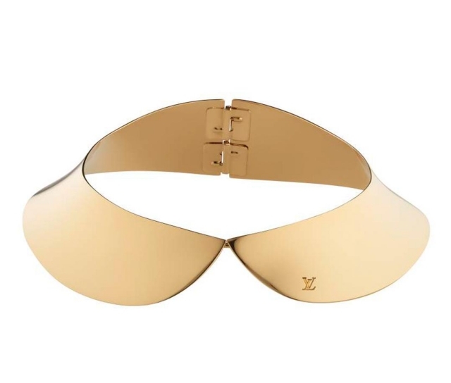 Louis Vuitton Kragen gold statt halskette
