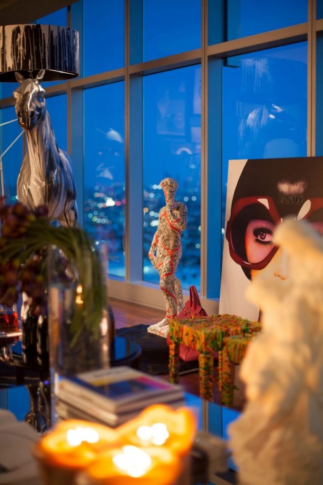 Luxus-Penthouse-Wohnung los angeles dekorationen