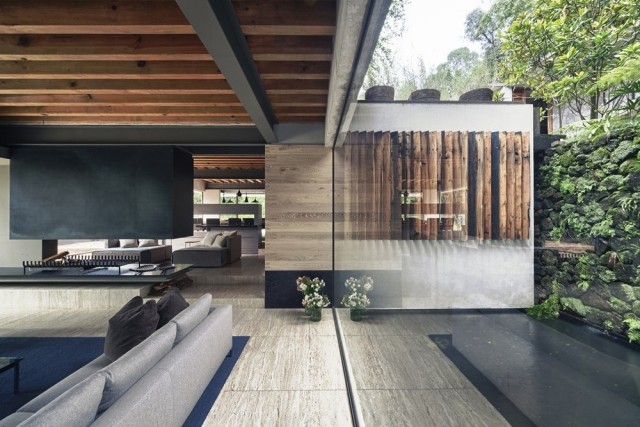 modernes ferienhaus mexiko panoramafenster natur einladen